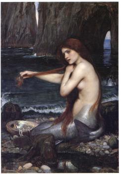 約翰 威廉姆 沃特豪斯 A Mermaid